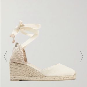 Castaner Espadrille Wedges in ivory Size 8.5